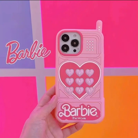 Barbie iPhone 14 Pro Max Bright Pink Durable Protective Case. NWT - Picture 8 of 14